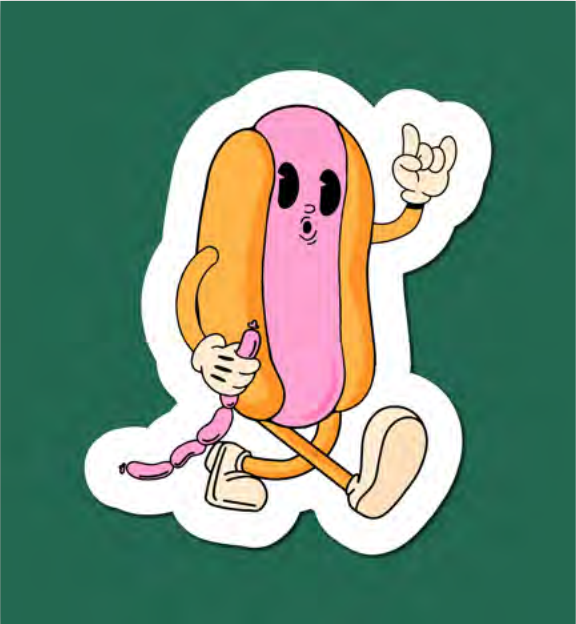 Wurst hot dog mascot